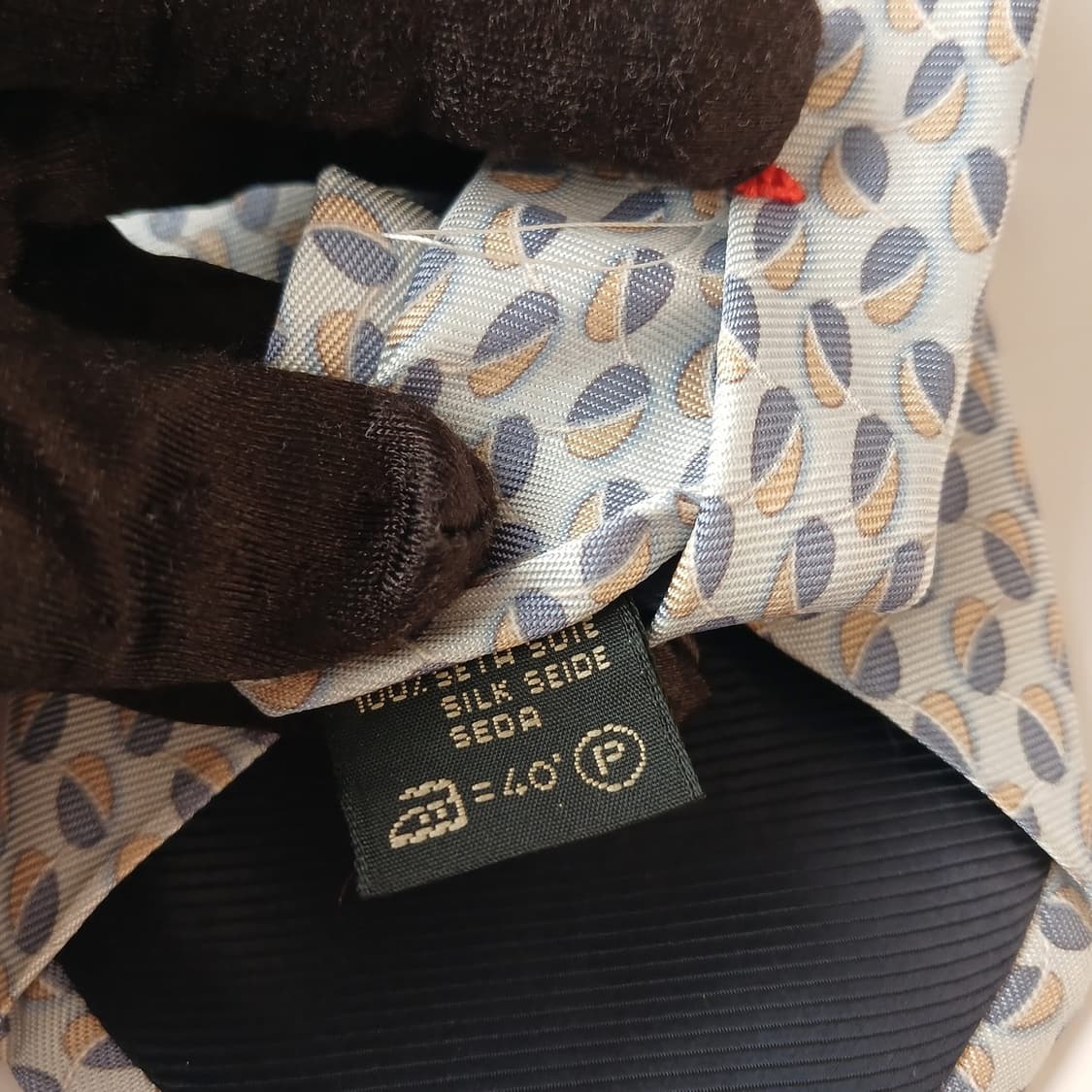 제냐 실크 민트 패턴 넥타이 9.7cm A+등급 A19549 상품이미지9