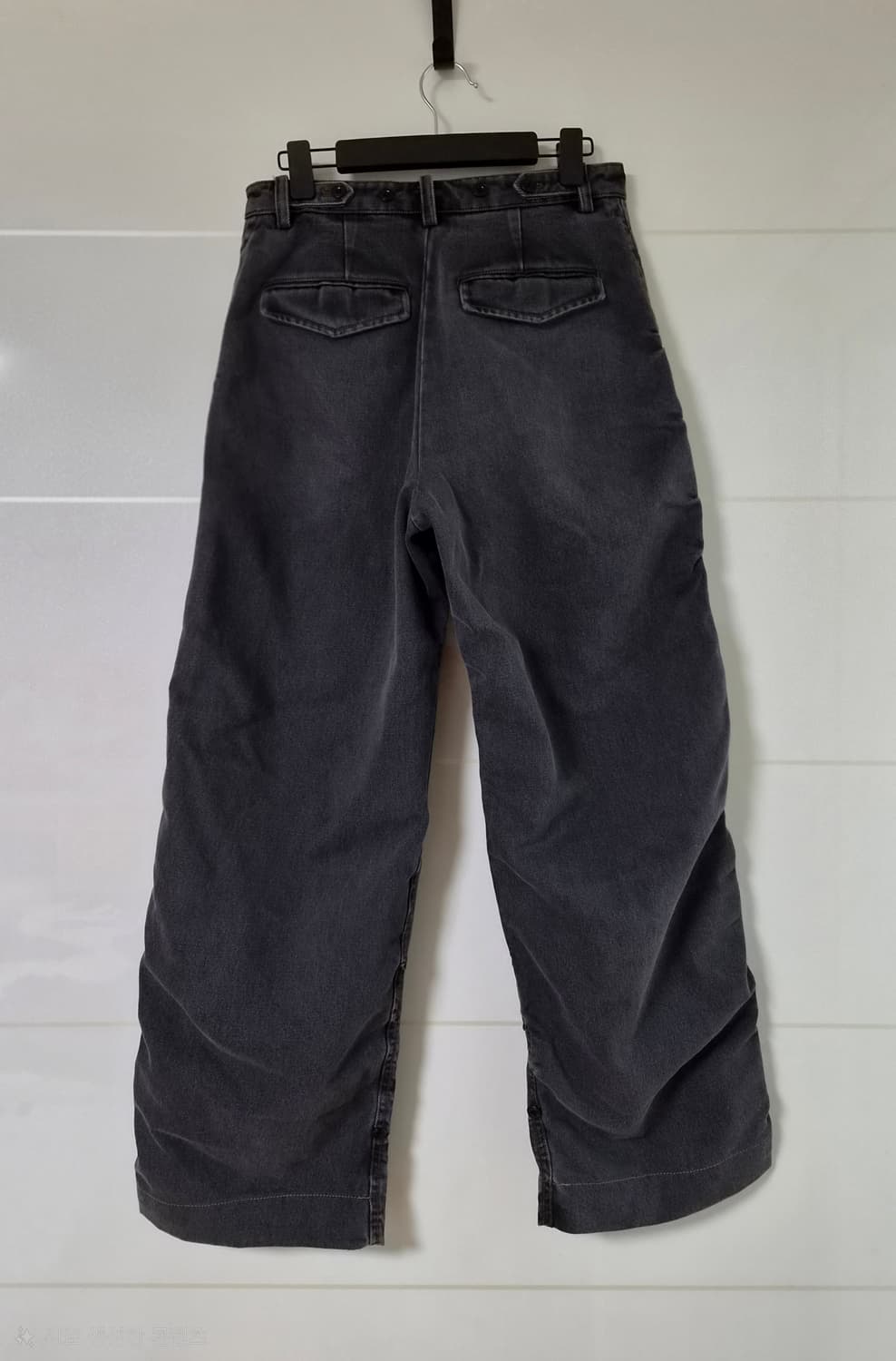 쿠어 셔링 그레이 데님팬츠 상품이미지4