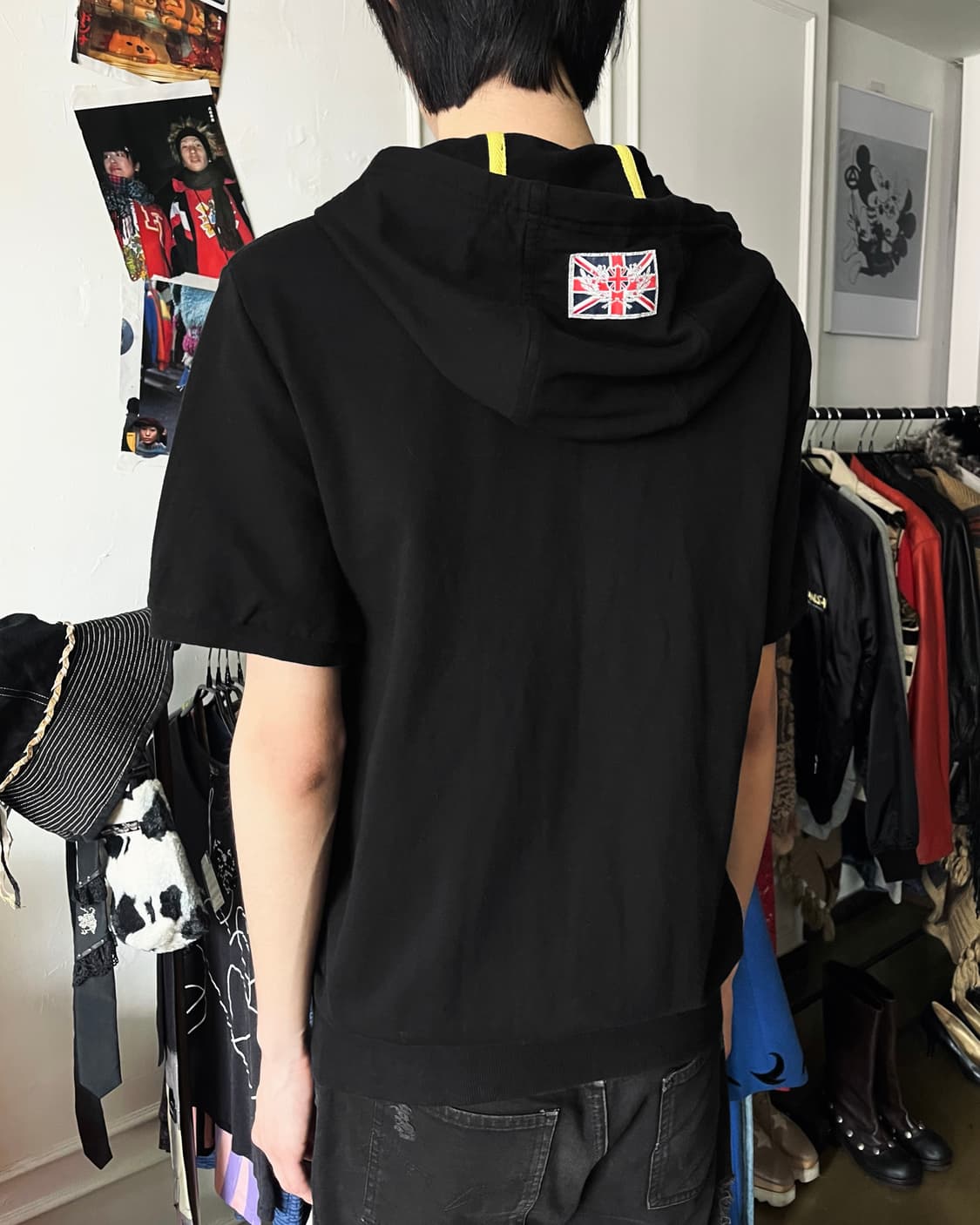 90-00s Vintage Gothic 1/2 Hood Zip-up 상품이미지3