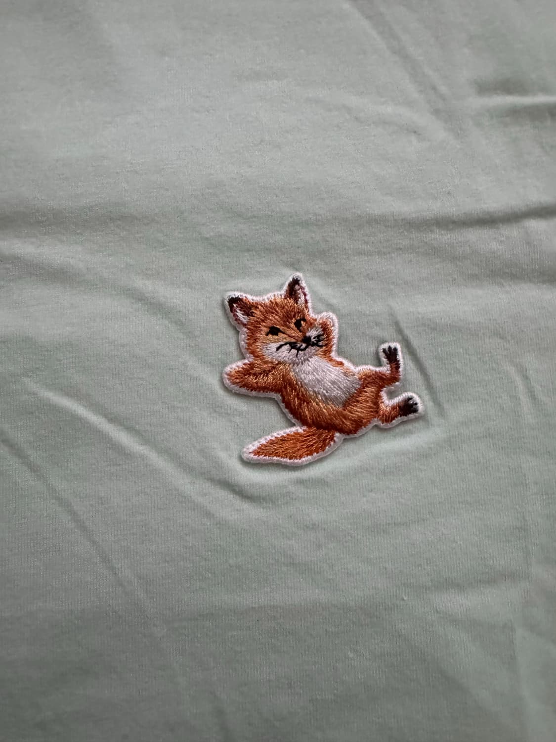 메종키츠네 칠랙스 폭스 민트색 팝니다 상품이미지2