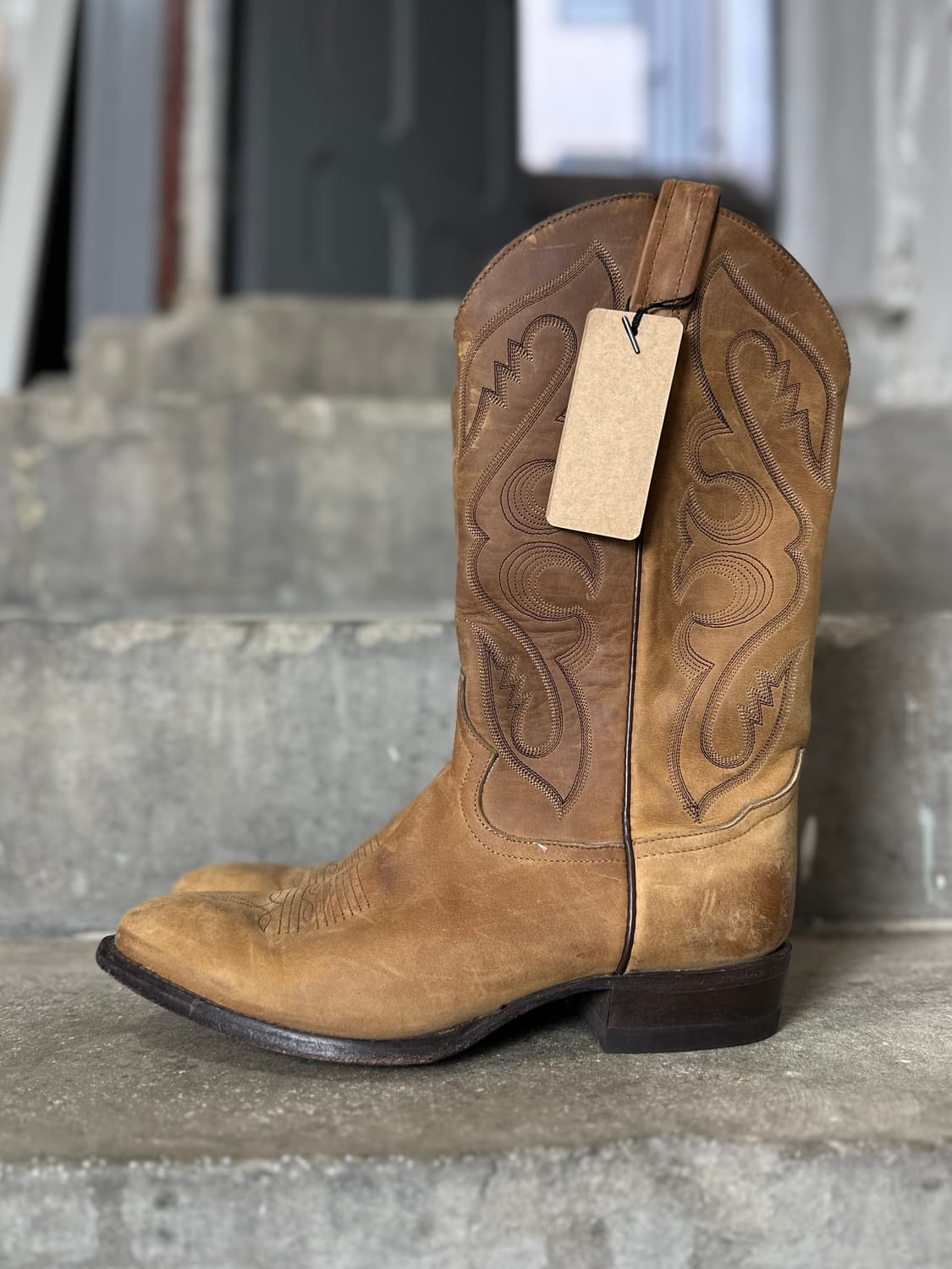 00's OG 토니라마 누벅 웨스턴 부츠 카우보이 부츠 상품이미지5