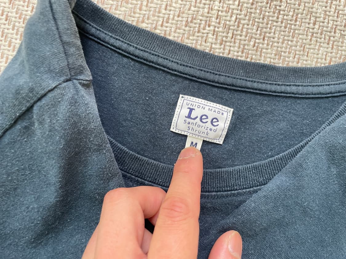 Lee 리 싱글스티치 샌포라이즈 반팔티셔츠  상품이미지4