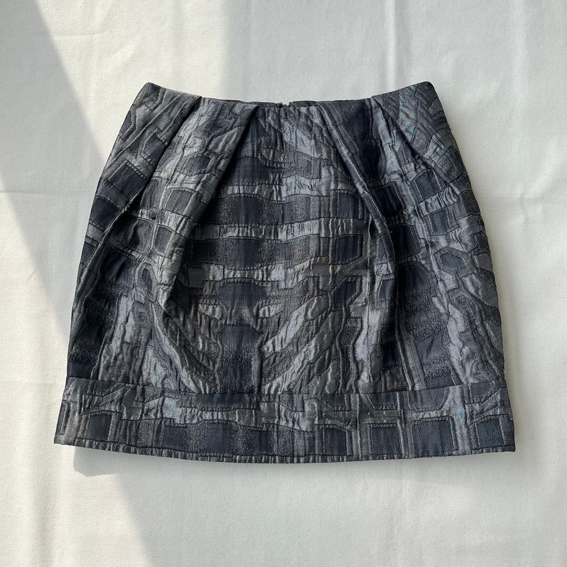 이세이미야케 입체 자카드 텍스처 스커트 상품이미지1