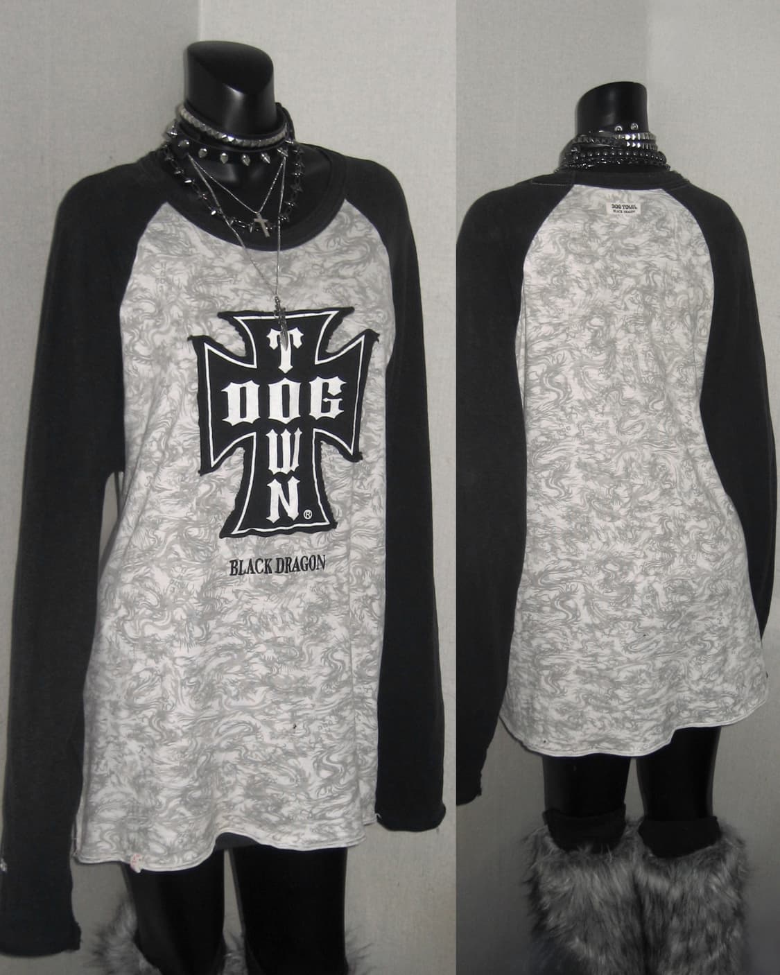 DOG TOWN 도그타운 블랙드래곤 롱슬리브 탑 상품이미지1