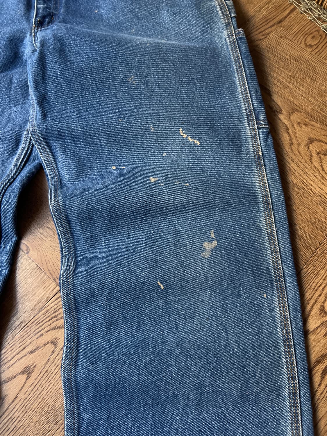 [38]칼하트 USA 빈티지 페인팅 워크 데님 팬츠 상품이미지3