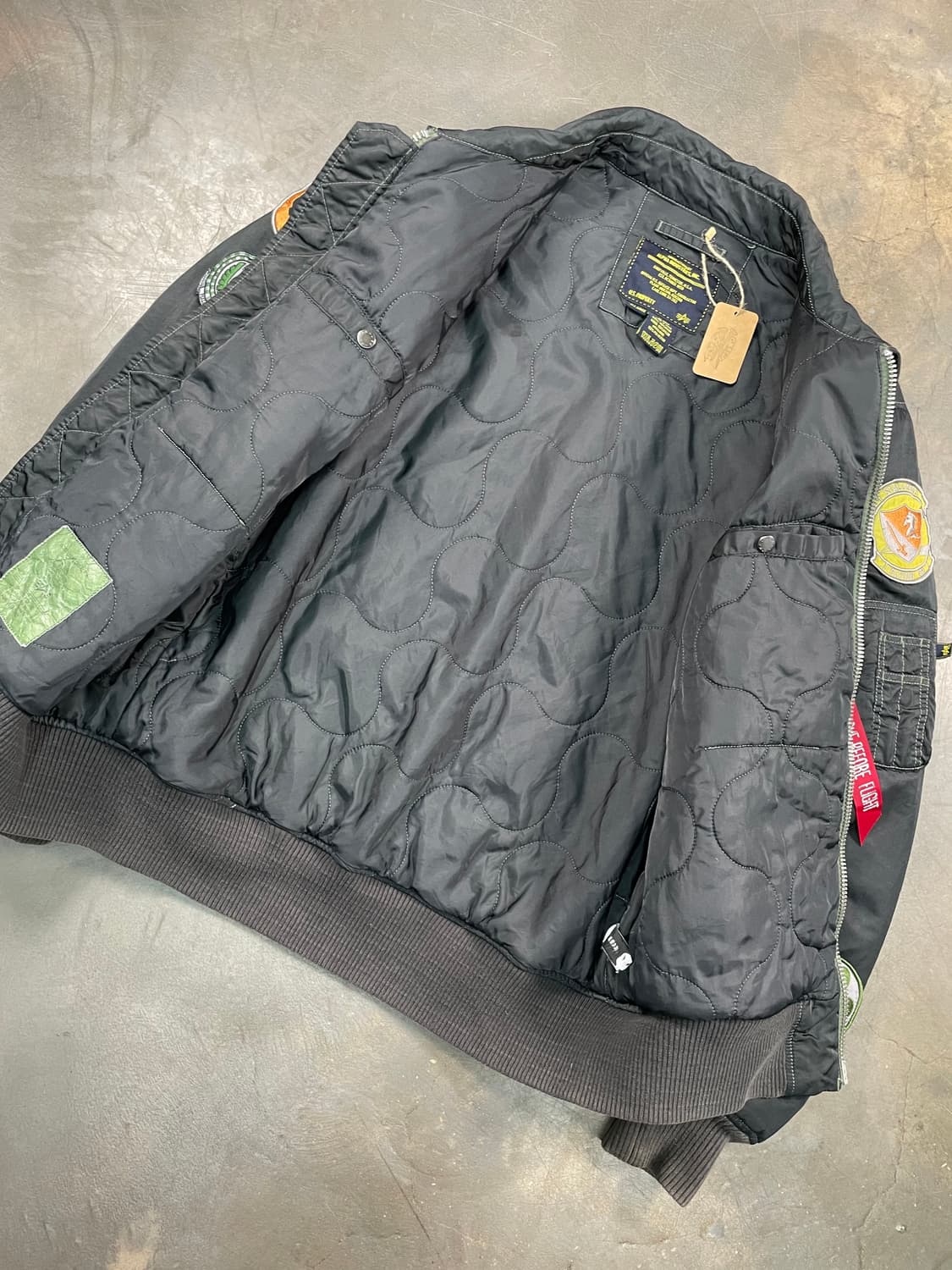 알파인더스트리 패치 cwu-45 항공점퍼 상품이미지4