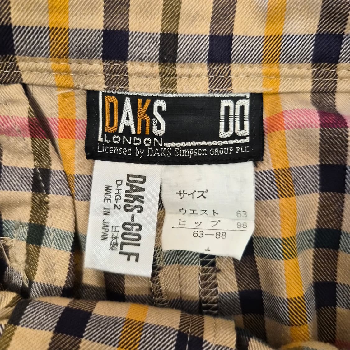 닥스 런던  체크 하프팬츠 (일본산) 상품이미지8