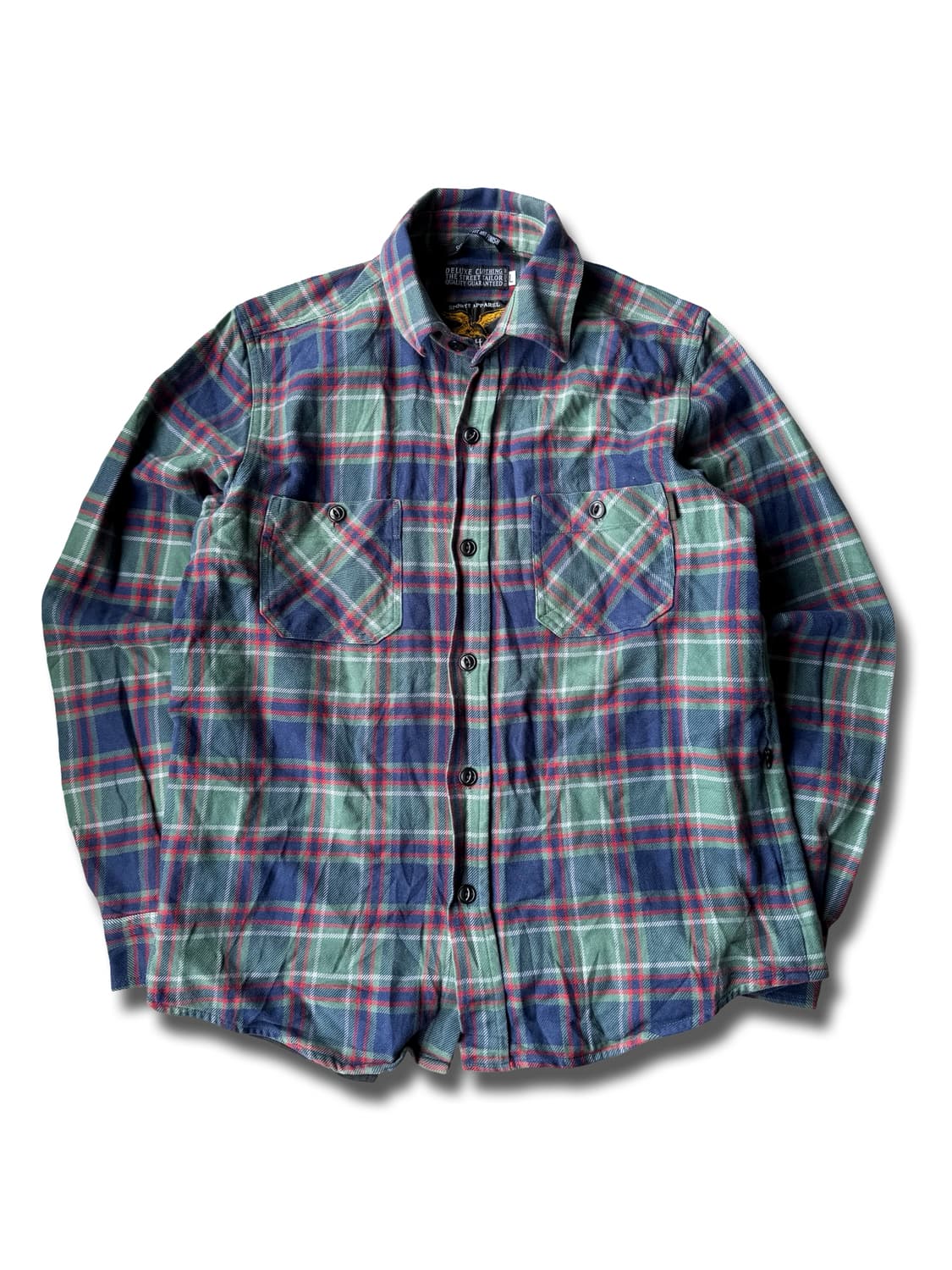 Schott x Deluxe 체크 패턴 셔츠 상품이미지1