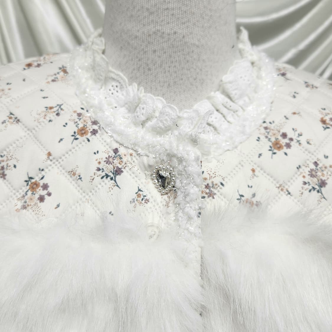 “아이보리 퀼팅 셋업🤍 퍼트리밍 러블리 투피스(존예핏)” 상품이미지4