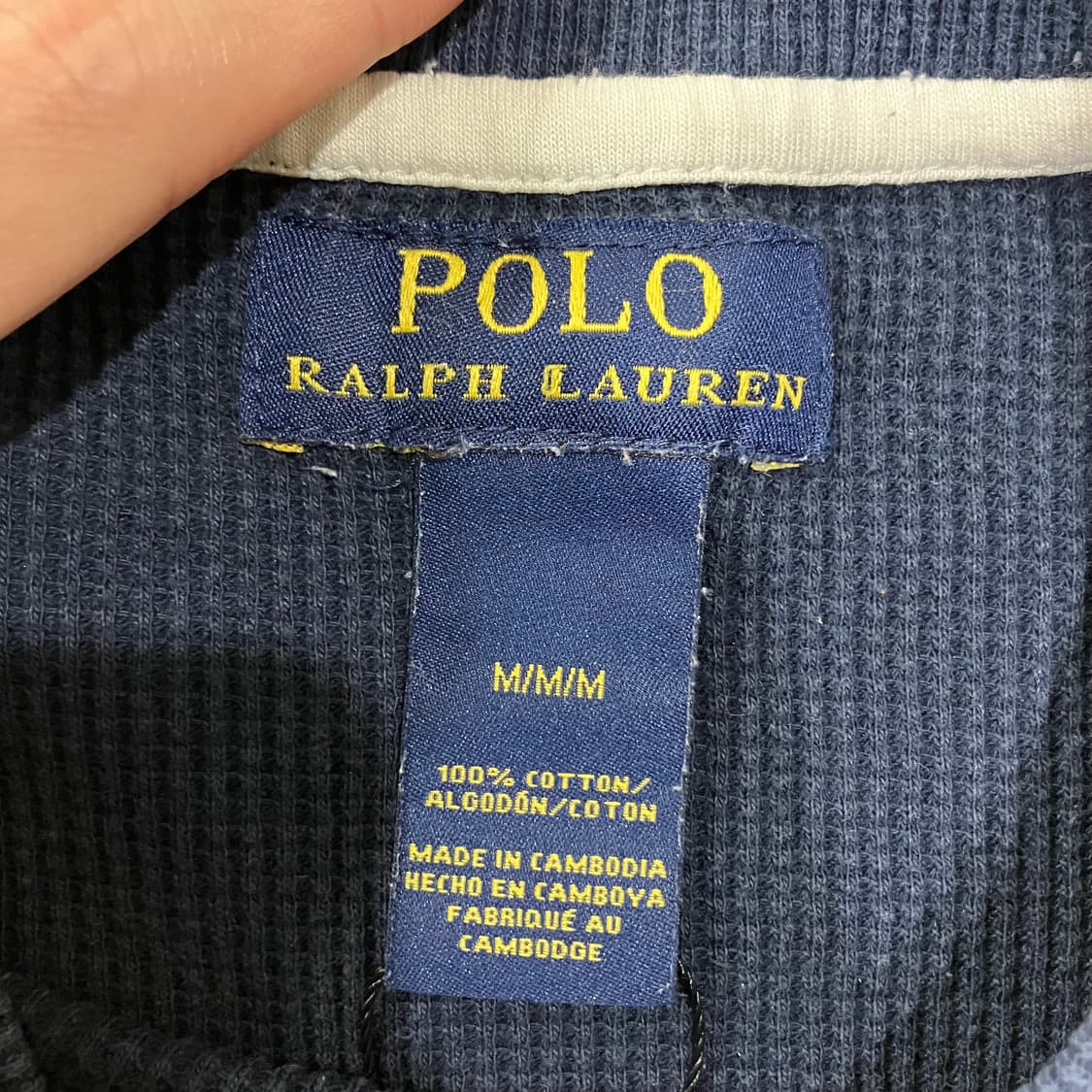 347 폴로 와플 롱슬리브 상품이미지2