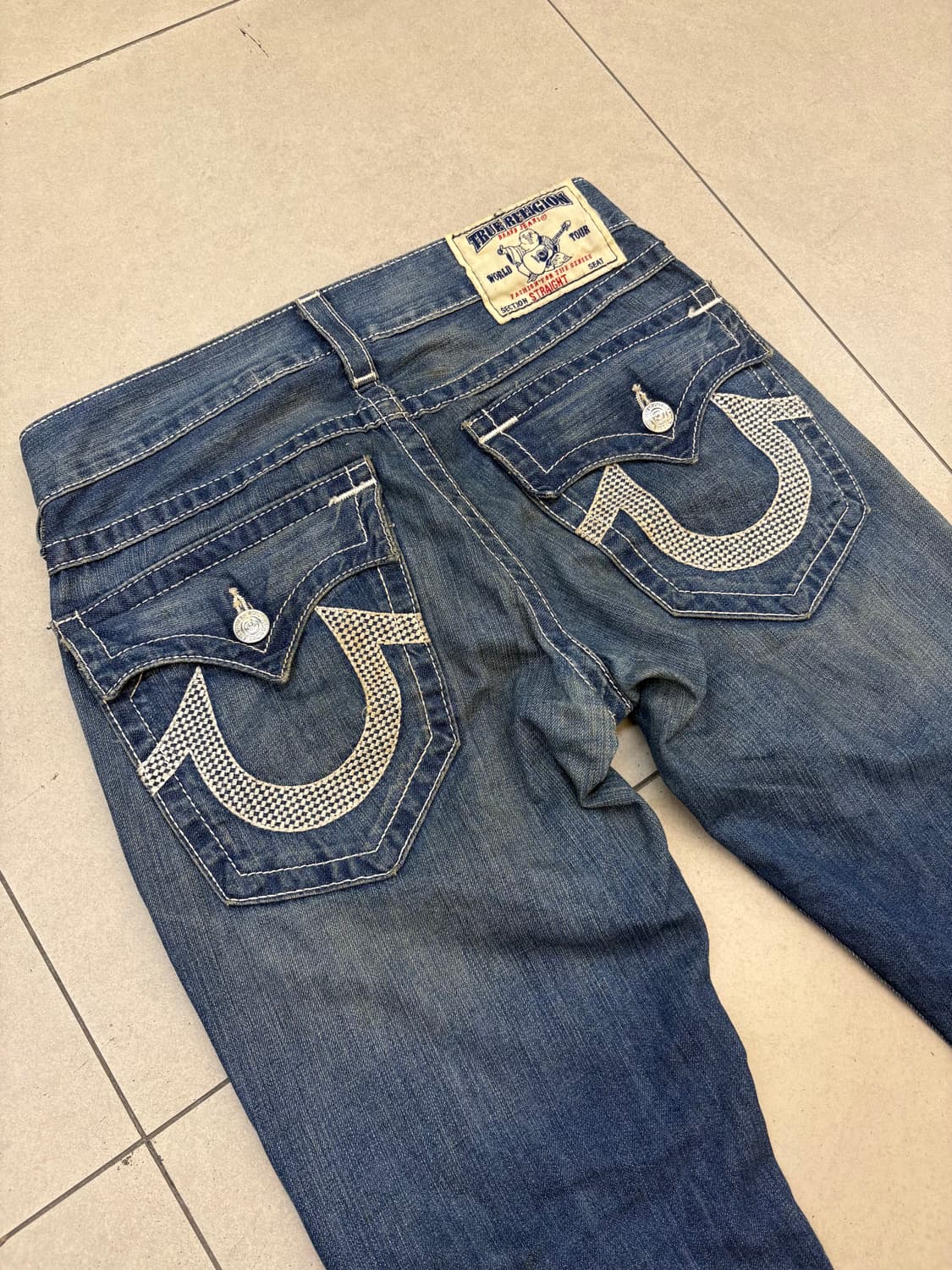 트루릴리전 월드투어 스트레이트 데님  상품이미지3