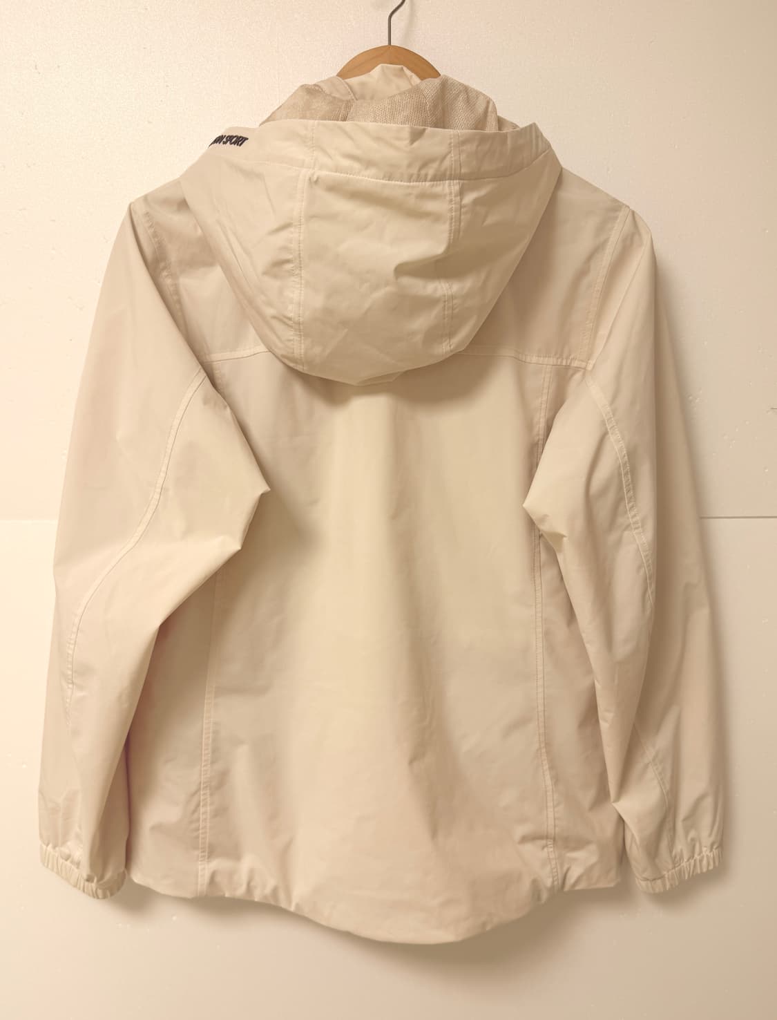 코오롱스포츠 KOLON SPORT 바람막이 아이보리 후드 자켓 100 상품이미지3