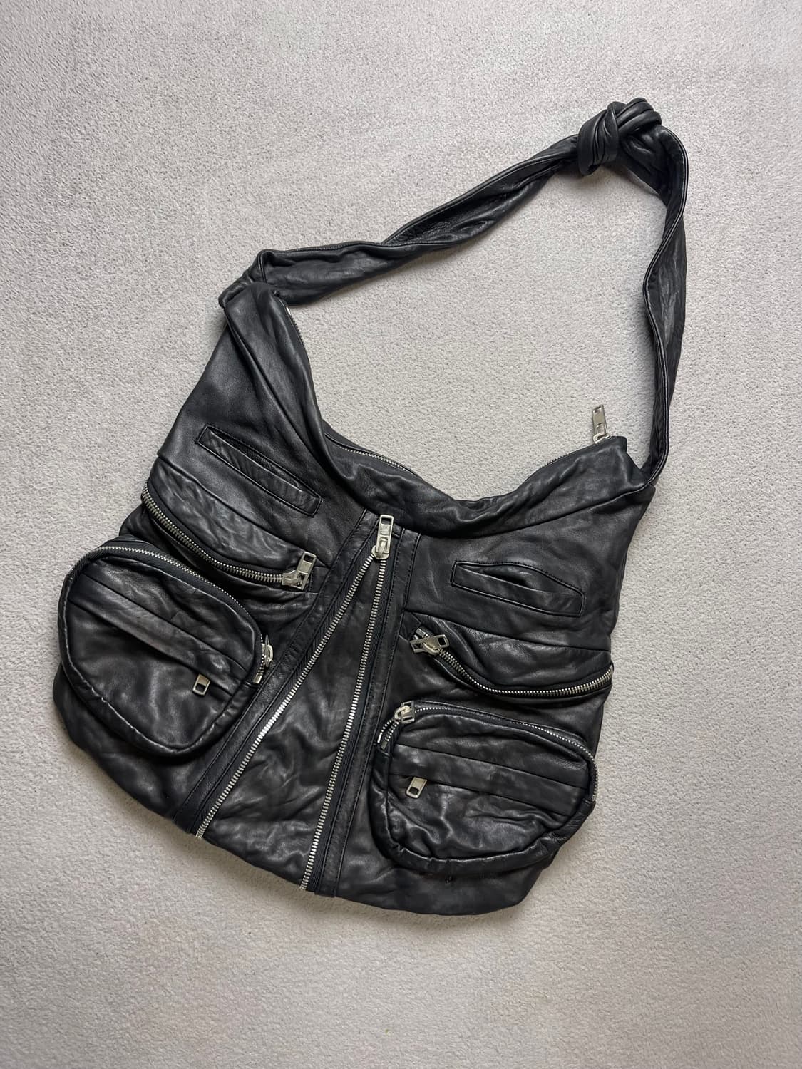 ELI JADE 양가죽 크로스백- 호보백 상품이미지1