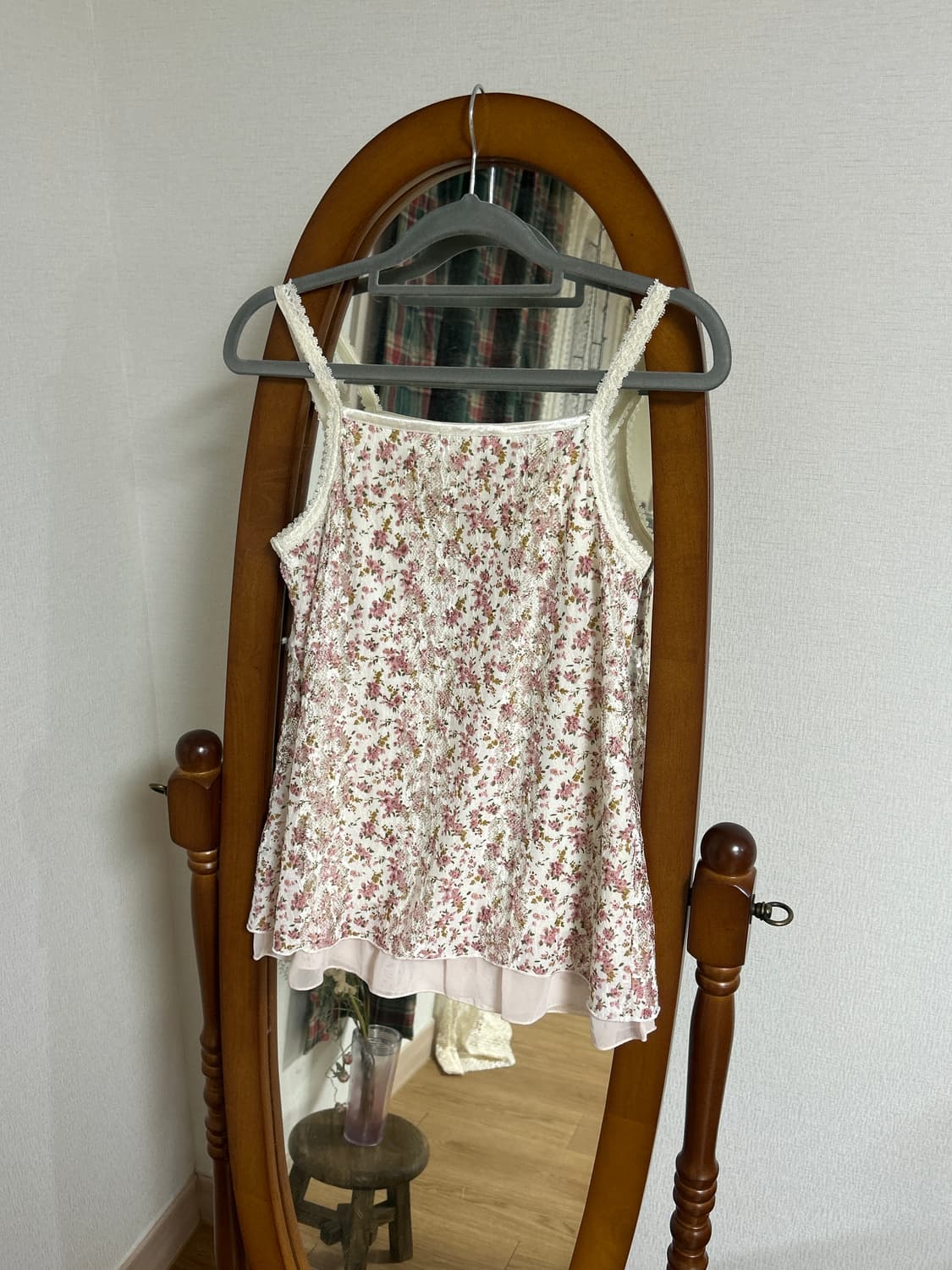 플라워 레이스 슬리브리스 상품이미지2