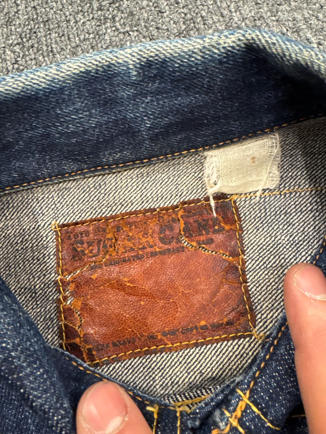 36)슈가케인 빈티지 M11619A 1st 데님자켓(국내유일) 상품이미지6