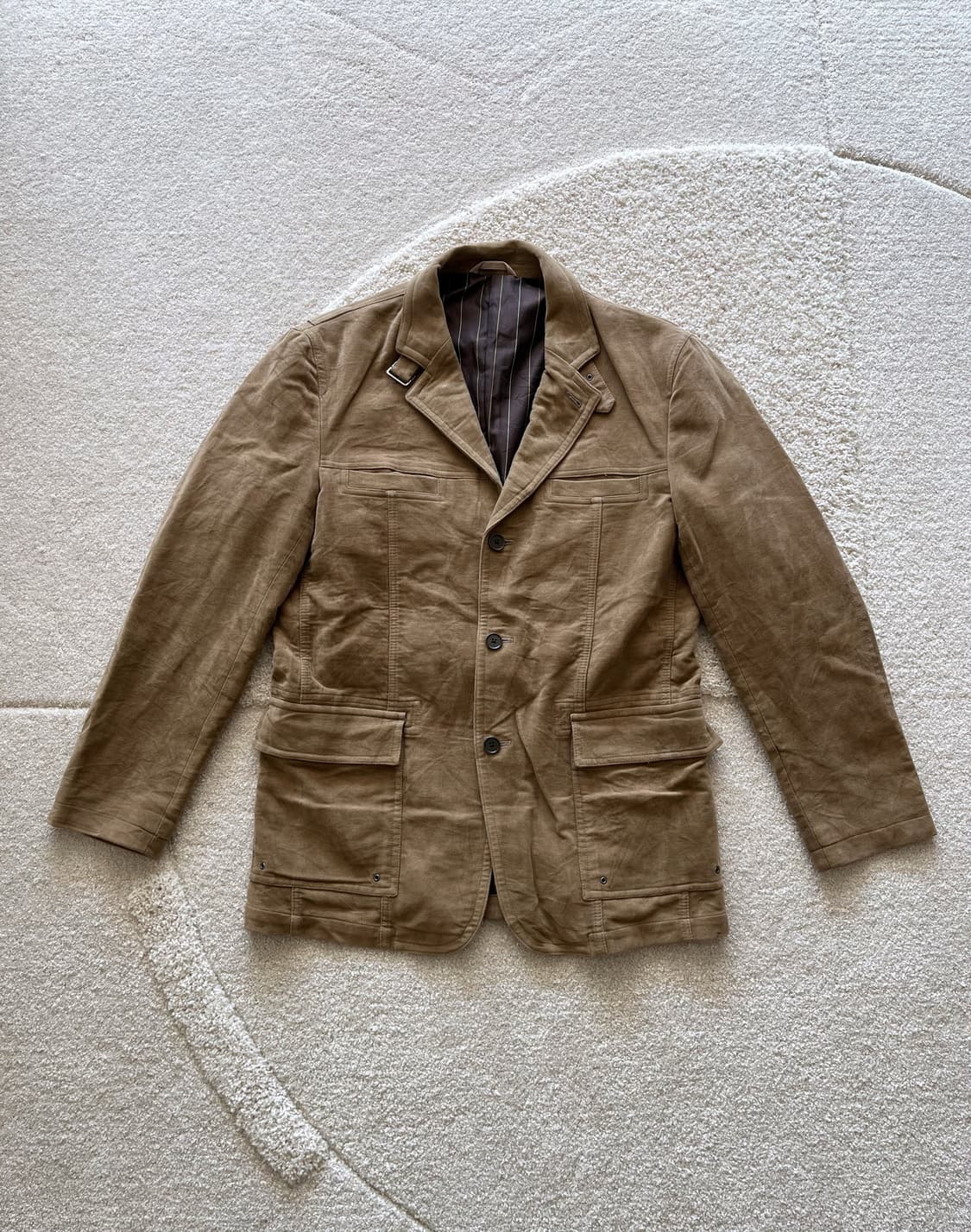 데저트 코튼 스웨이드 터치 필드 자켓 (103-105) 상품이미지2