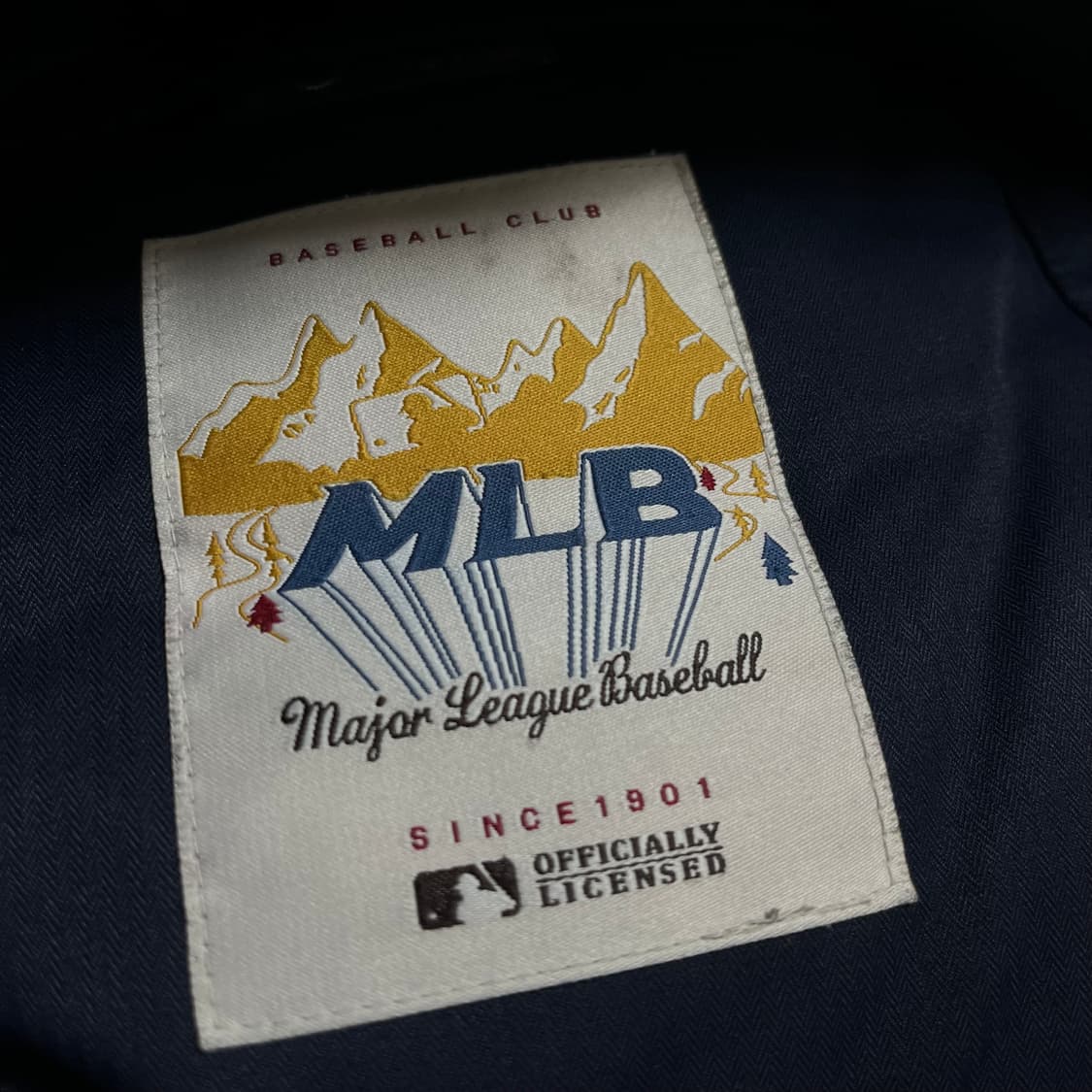 MLB 여성 구스다운 와펜 퍼후드 야상 패딩 XS/85 상품이미지8