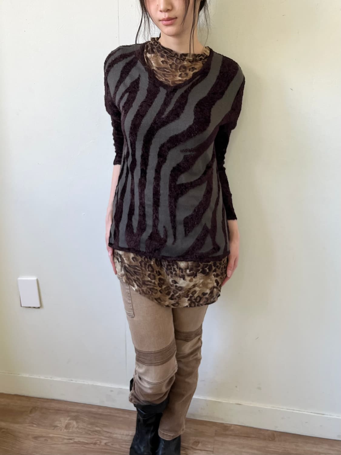 DASIC 지브라 스웨터 상품이미지4