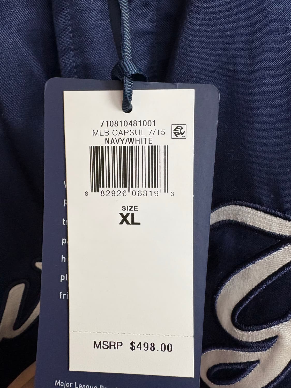 랄프로렌 X 뉴욕양키스 새틴 바시티 자켓(XL, 레어템) 상품이미지4