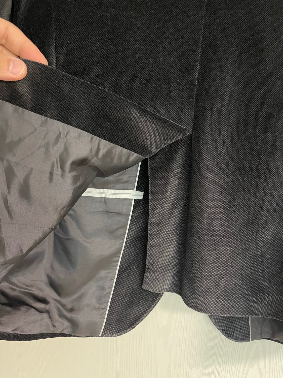 휴고 보스(Hugo Boss) 벨루어 벨벳 자켓 56(실측110) 상품이미지4