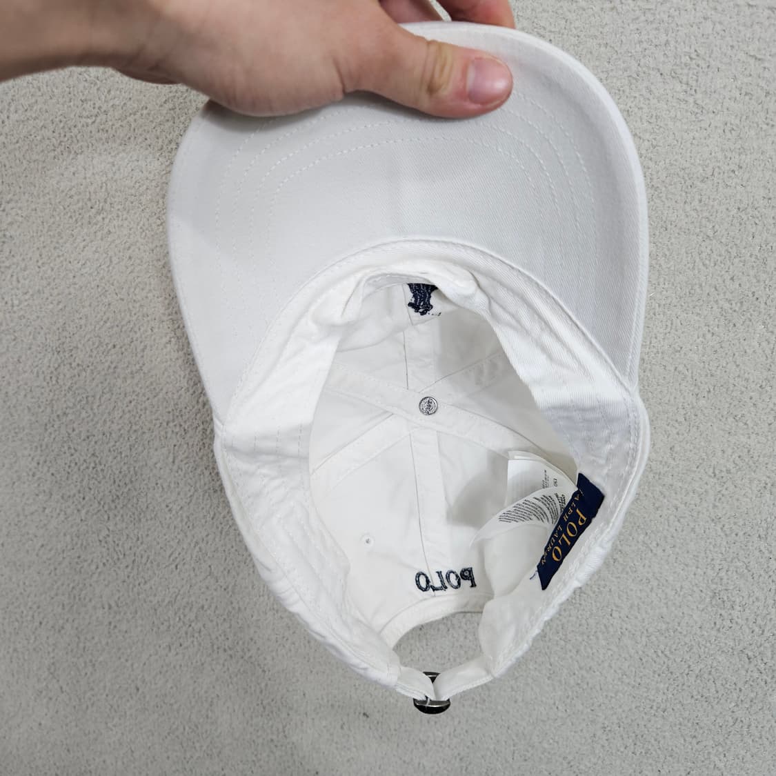 폴로 랄프 로렌 화이트 볼캡 상품이미지5