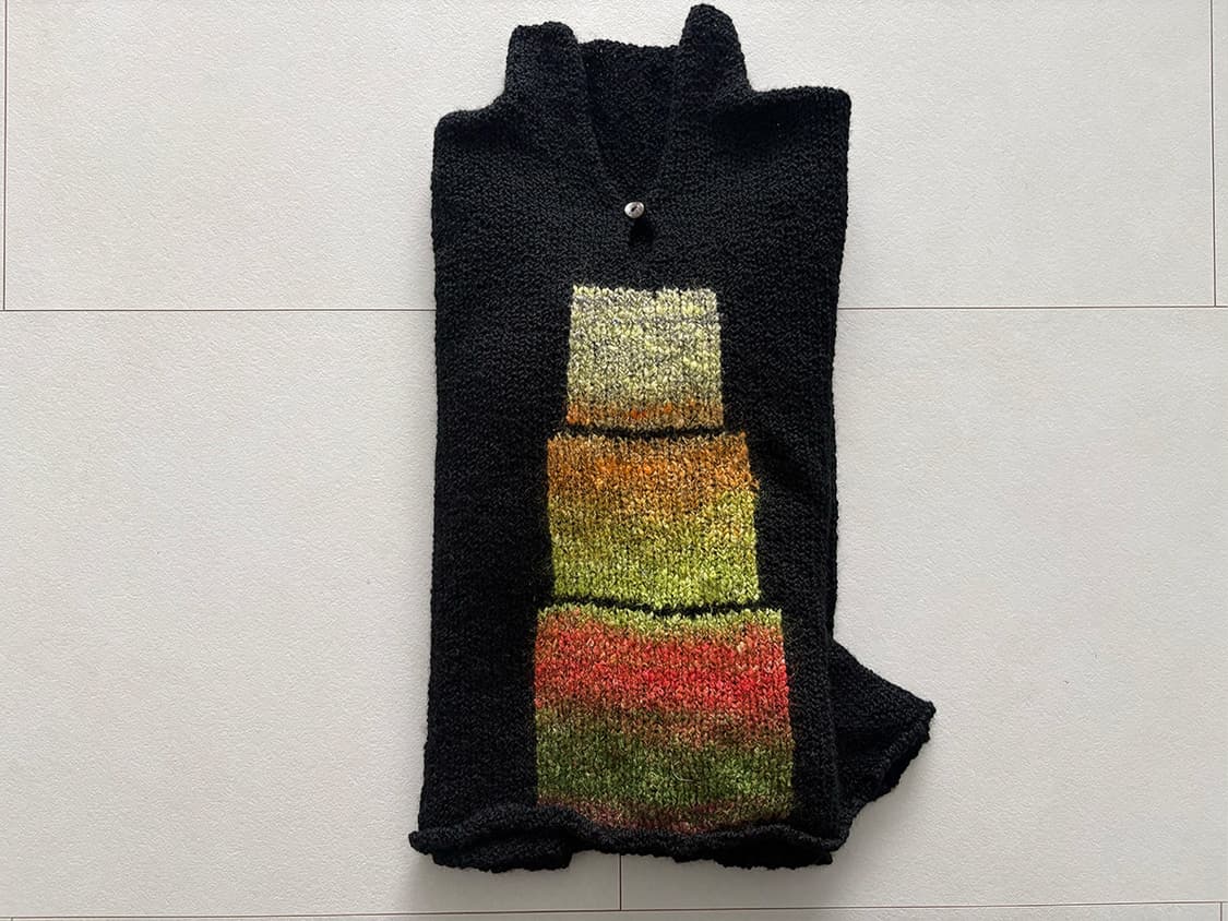 color block boucle knit 상품이미지5