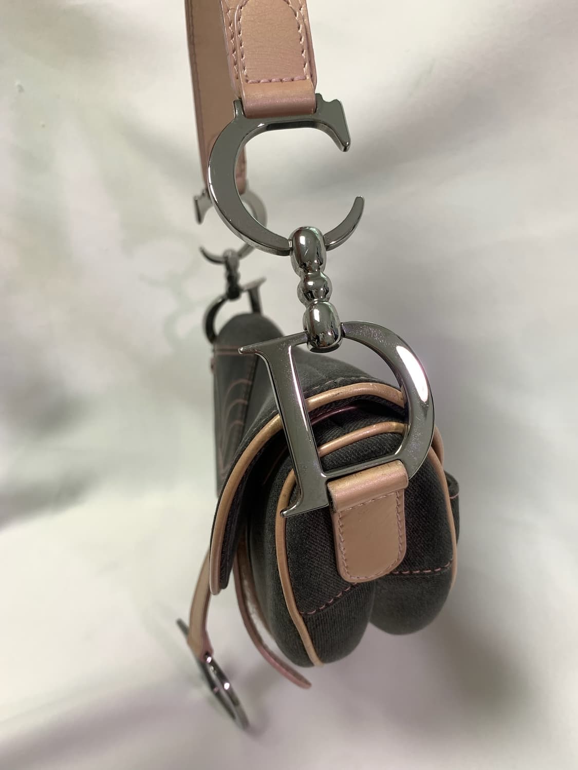 디올 데님 새들 빈티지백 상품이미지6