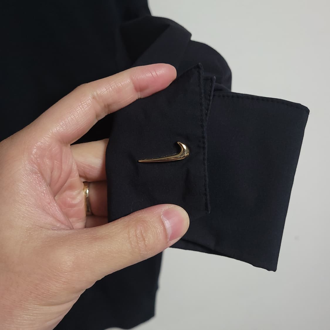 (M) NIKE 나이키 여성 블랙 후드셔츠 티셔츠 상품이미지4