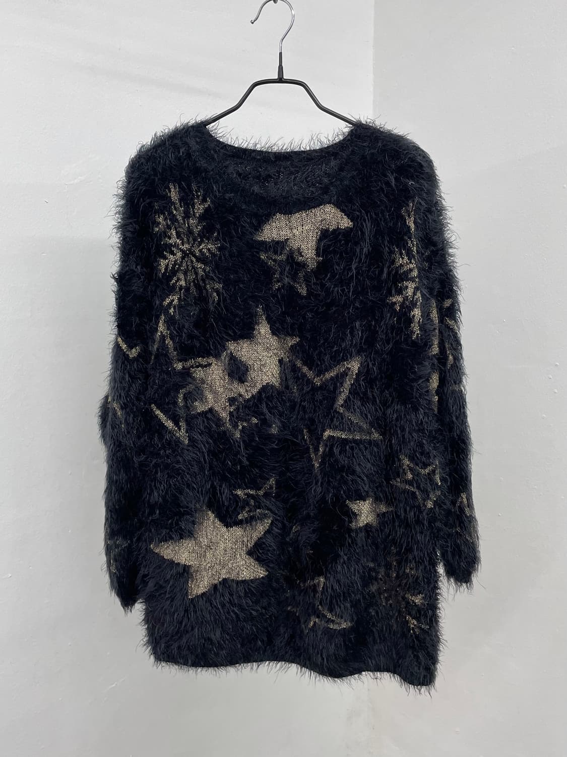 펑크 스타 헤어리 니트 상품이미지4