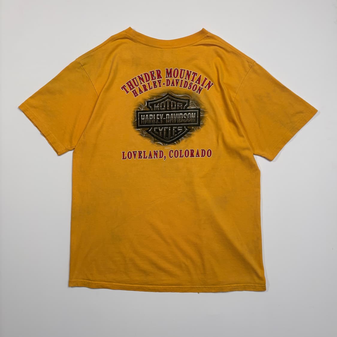 [XL] USA Harley-Davidson Fire T-shirt 상품이미지7