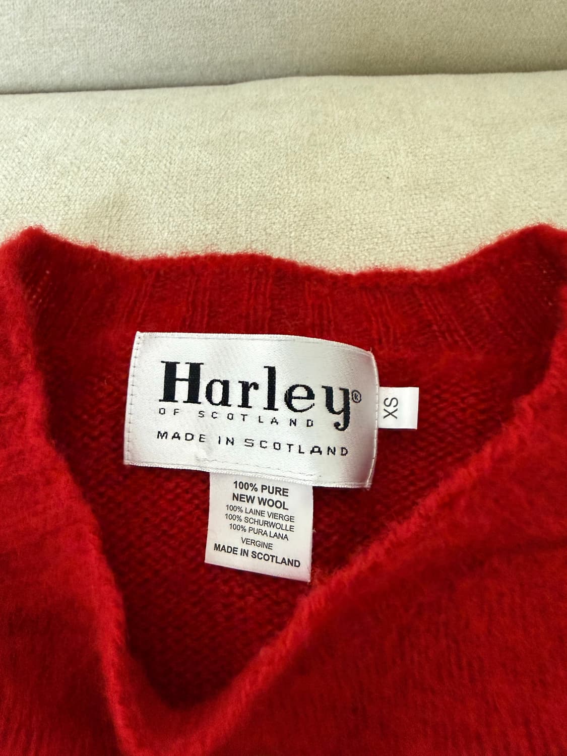 할리오브스코틀랜드 쉐기독 레드 빨강 m 상품이미지1