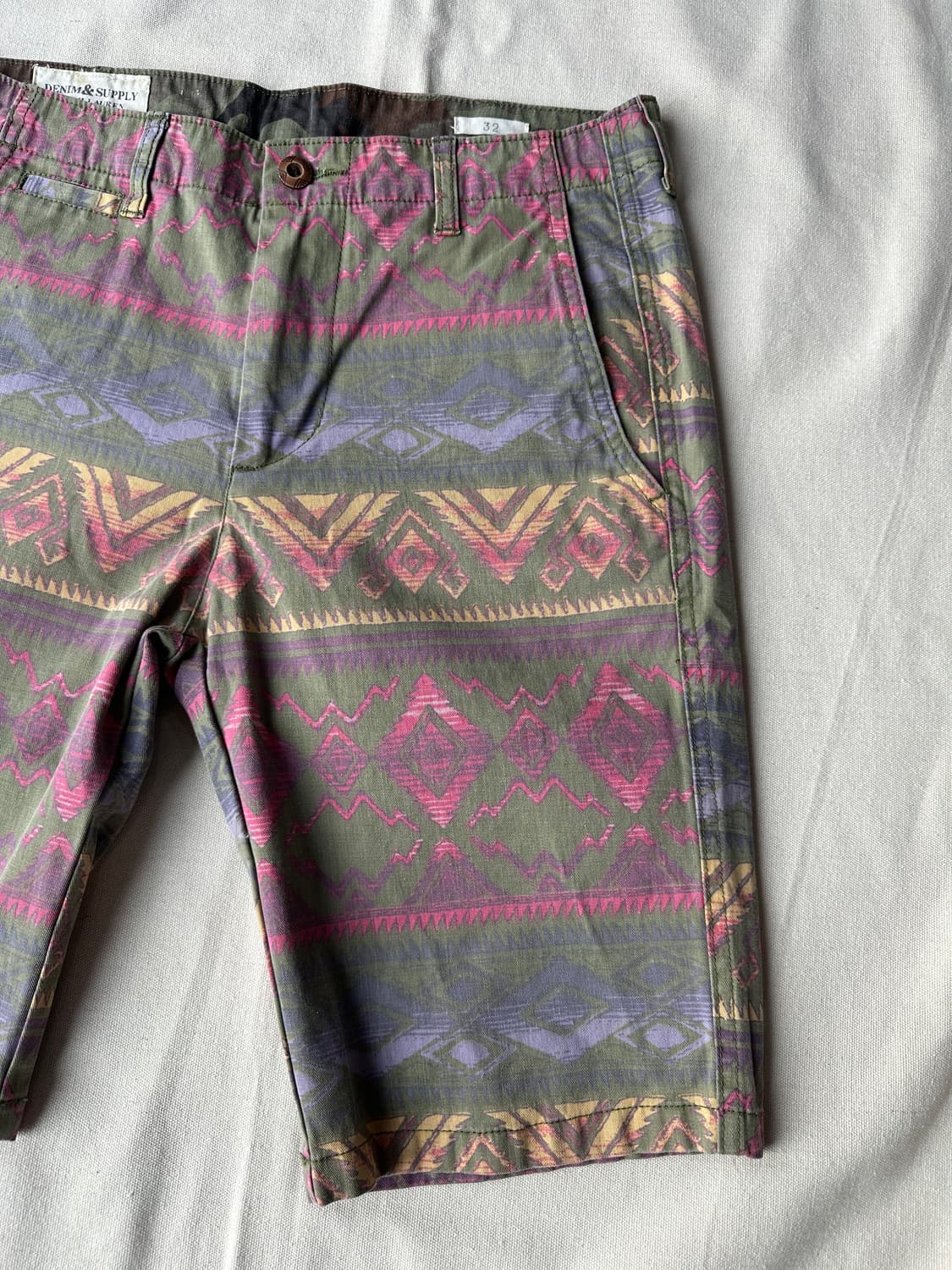 데님앤서플라이 랄프로렌 아즈텍 나바호 패턴 쇼츠 32  상품이미지3