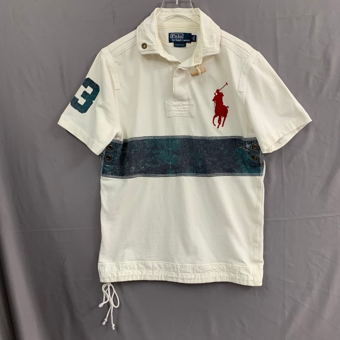 S 폴로랄프로렌 커스텀핏 빅포니 럭비 PK 반팔 카라티 상품이미지1