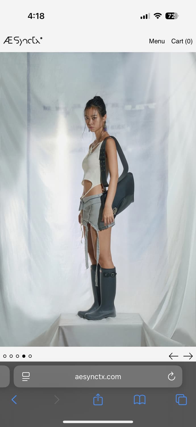 aesynctx FOLDED MINI SKIRT S 상품이미지3