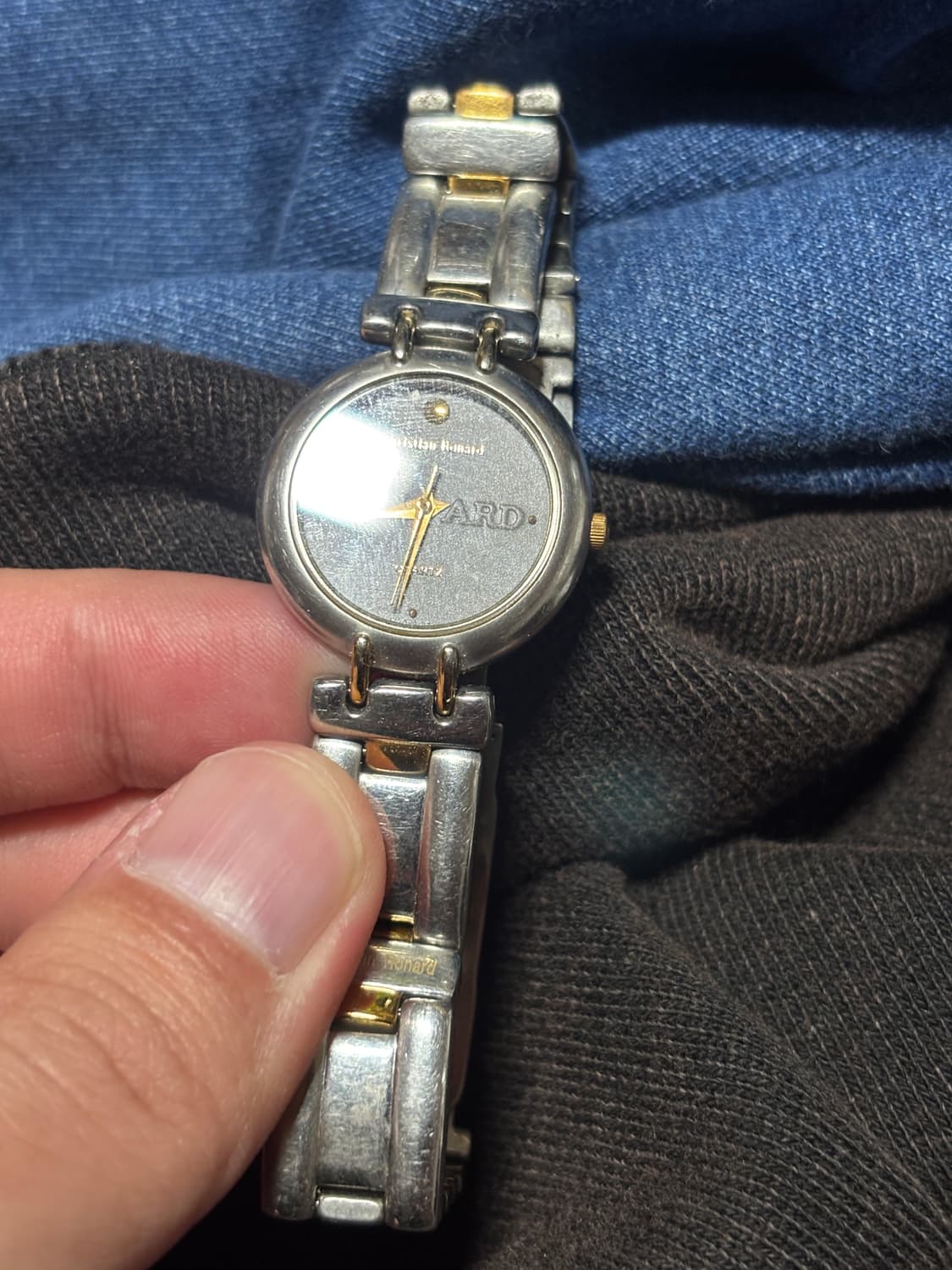 vintage christian ronard metal watch 상품이미지2