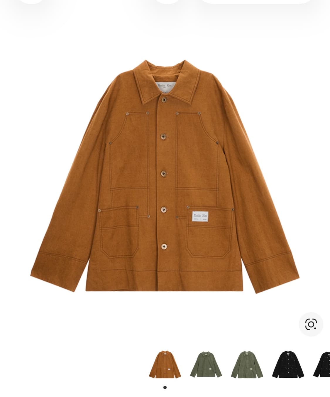 마뗑킴 카펜터 워크자켓 카멜 상품이미지1