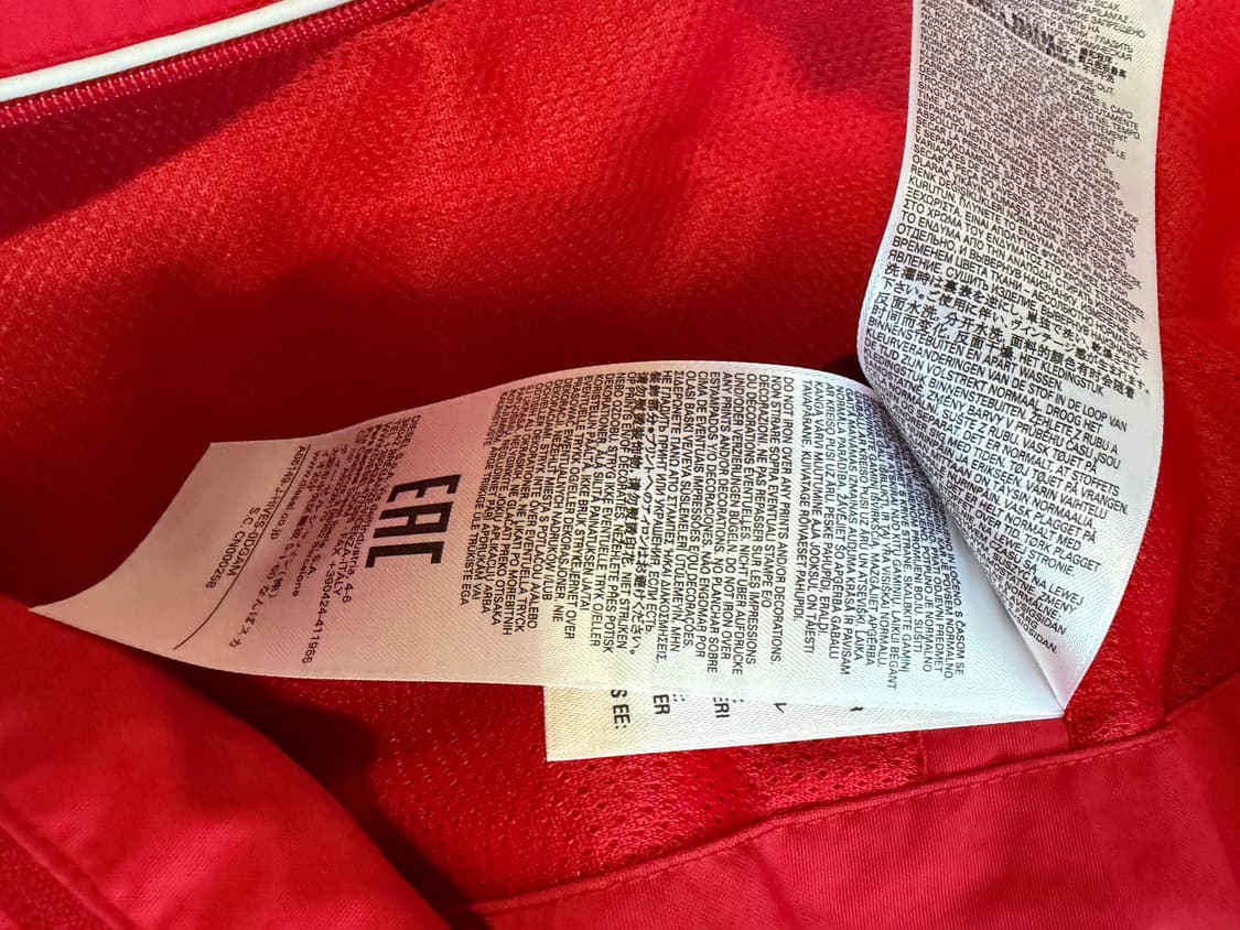 디젤 콘트라스트 파이핑 바람막이 레드 M 상품이미지7