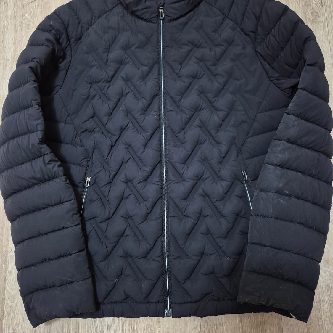 레노마 남성 퀼팅 패턴 구스다운 경량패딩 L(100) 상품이미지3