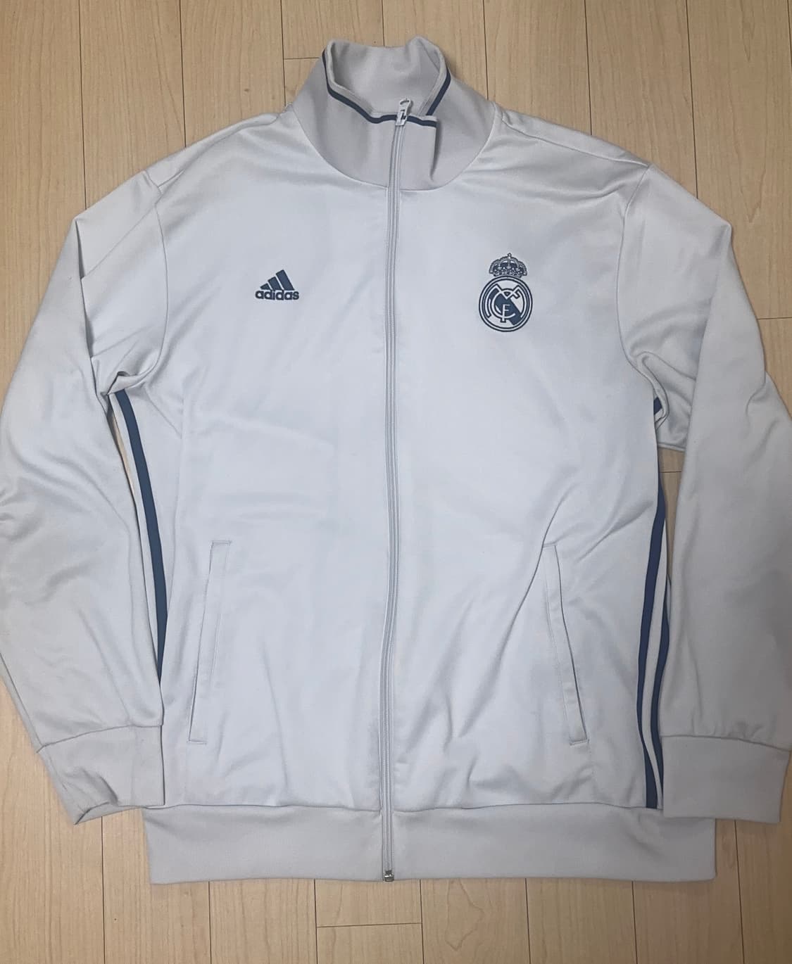 아디다스 레알마드리드 뮤트블루 네이비 져지 집업 상품이미지1