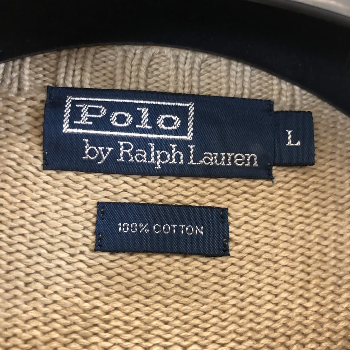 폴로 랄프로렌 포니 코튼니트 L 베이지  상품이미지5