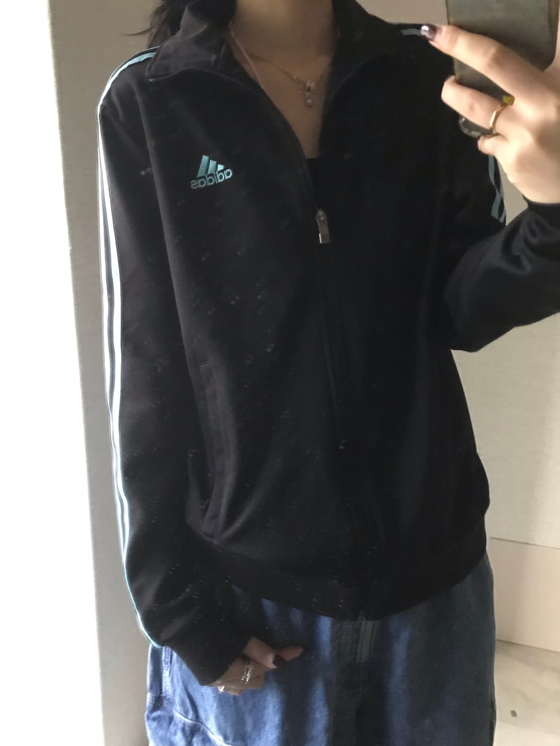 아디다스 블랙 민트 져지 상품이미지4