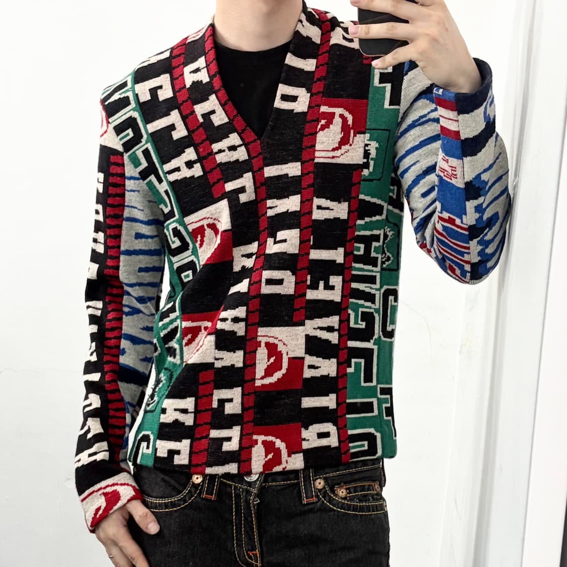 메종 마르지엘라 X H&M 멀티 스카프 니트 상품이미지2