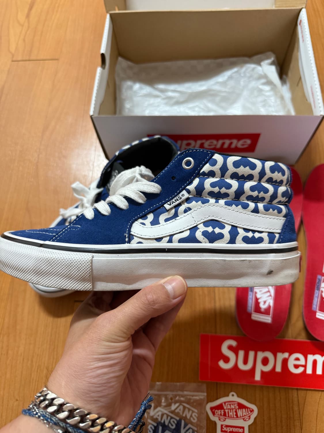 슈프림 21SS x 반스 스케이트 그로소 미드 모노그램 상품이미지4