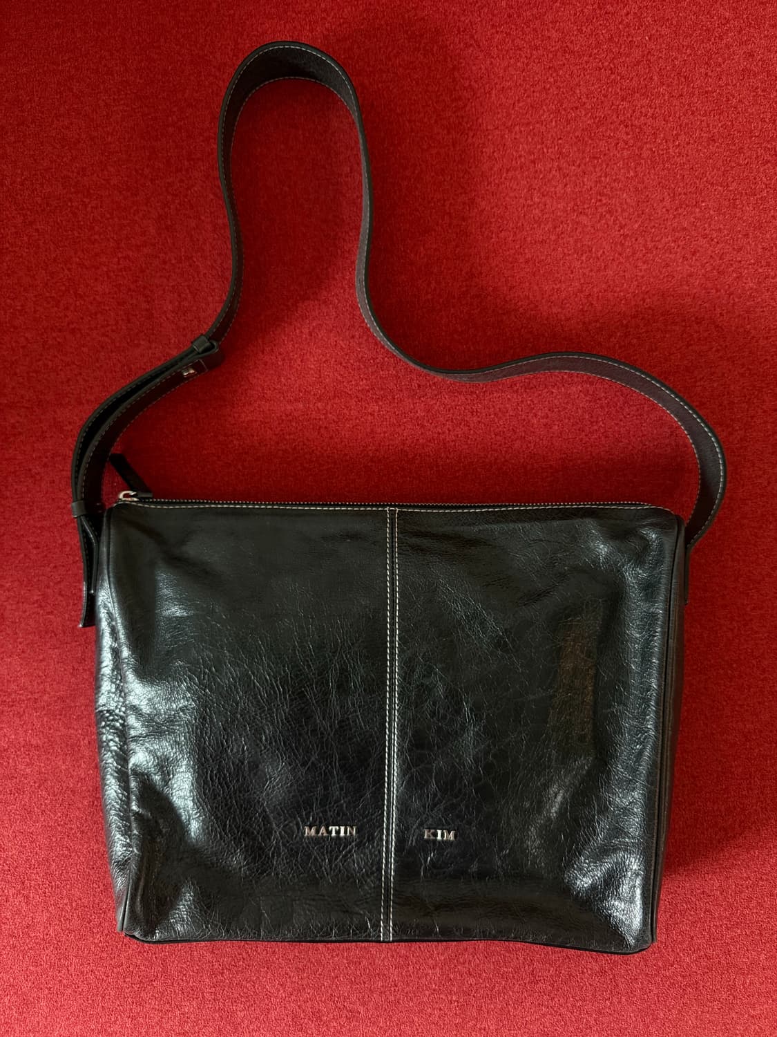 마뗑킴 Vintage Square Leather Big Bag 상품이미지1