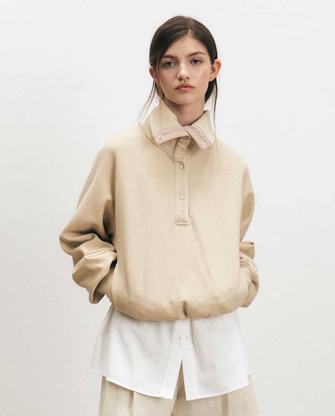 모한 하이넥 스웻맨투맨 m사이즈 상품이미지2