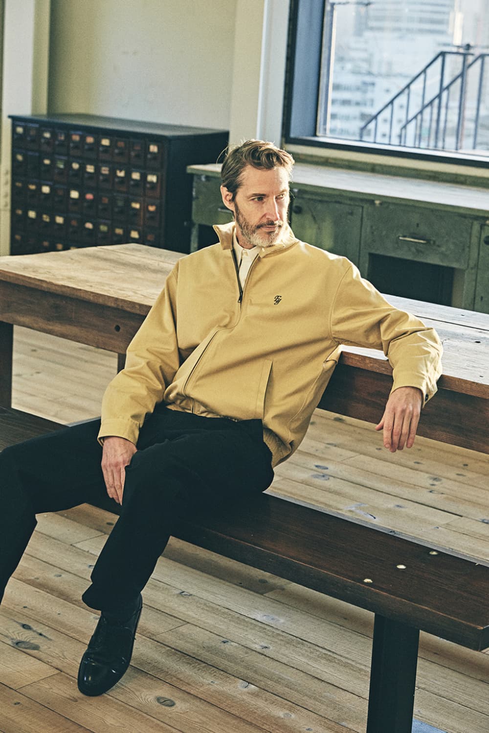 에스피오나지 랜디 해링턴 자켓 베이지 S 상품이미지4