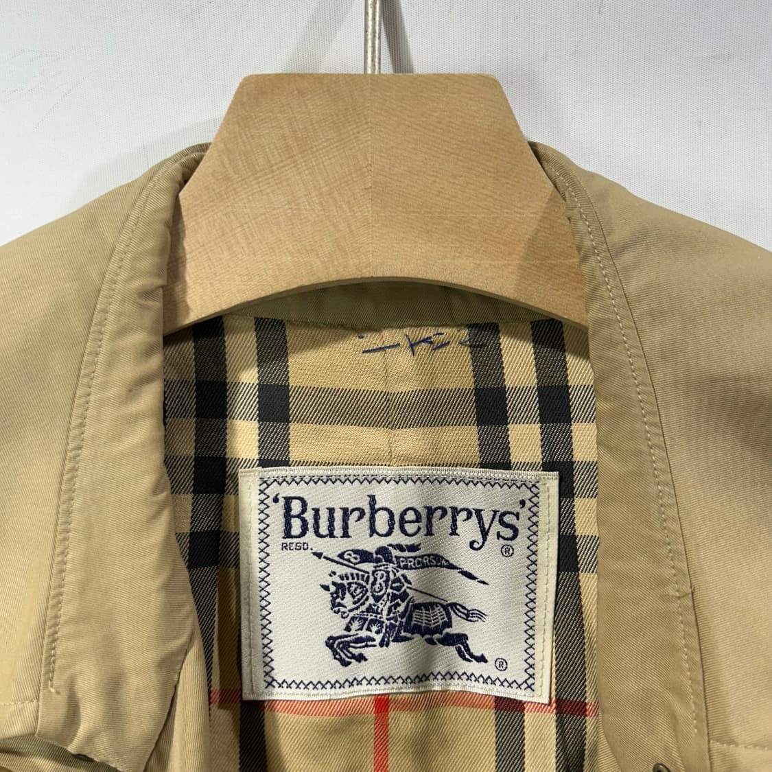 [Burberrys] OLD 버버리 베이지 더블 트렌치코트 상품이미지7