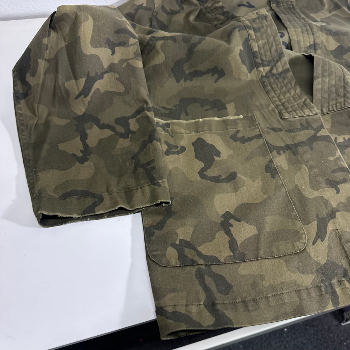 M 자라 맨 카키 카모블라쥬 유카타자켓 상품이미지2