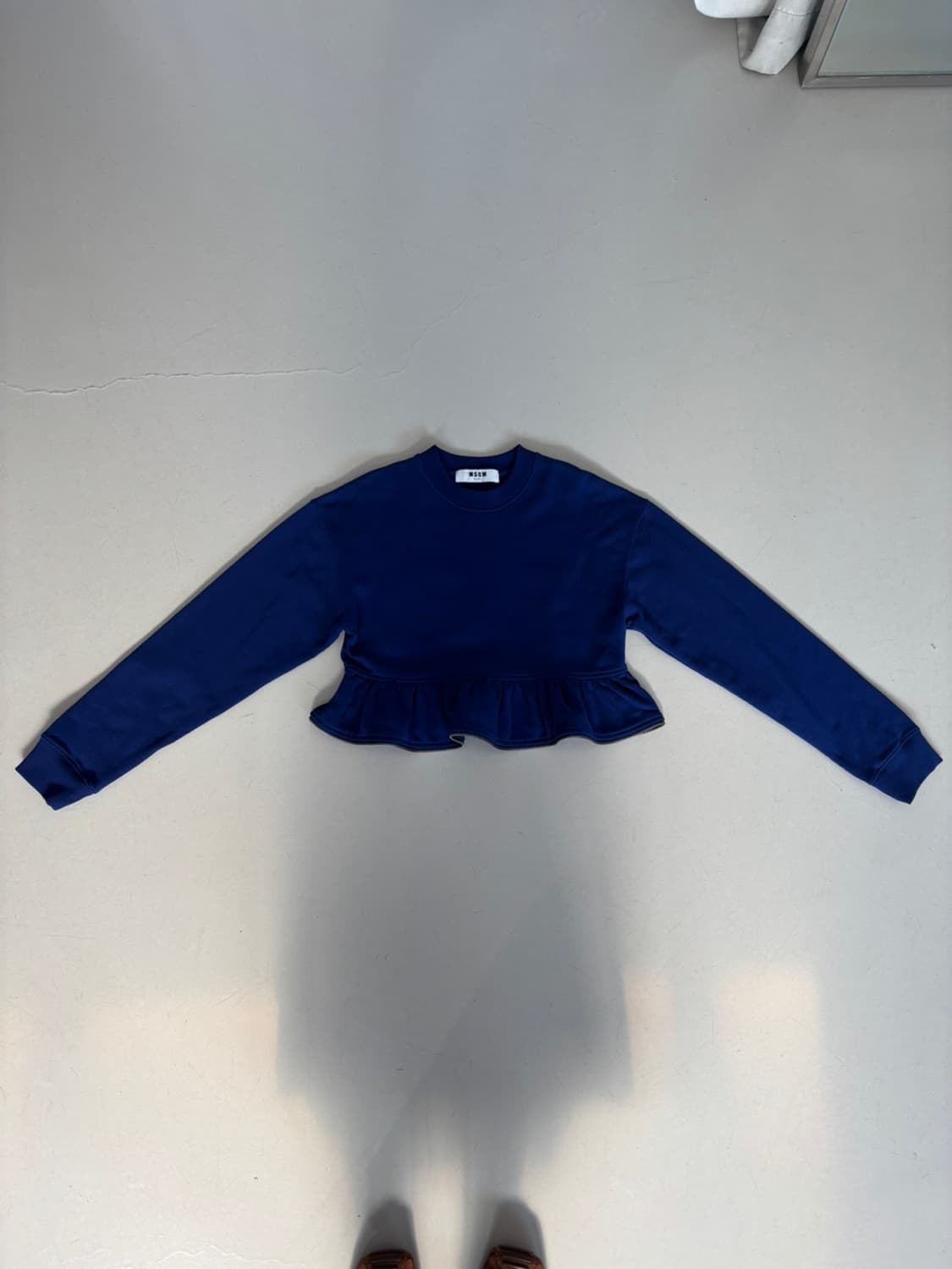 MSGM Zip Trim Peplum Sweatshirt 상품이미지2