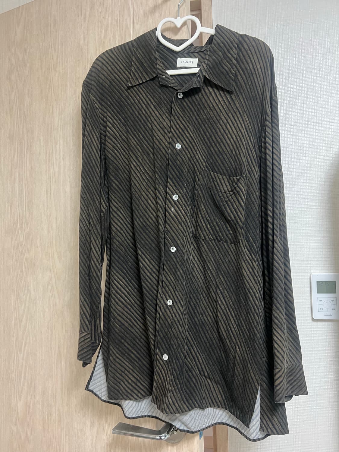 르메르/19AW 스트레이트 카라 비스코스 셔츠 상품이미지2